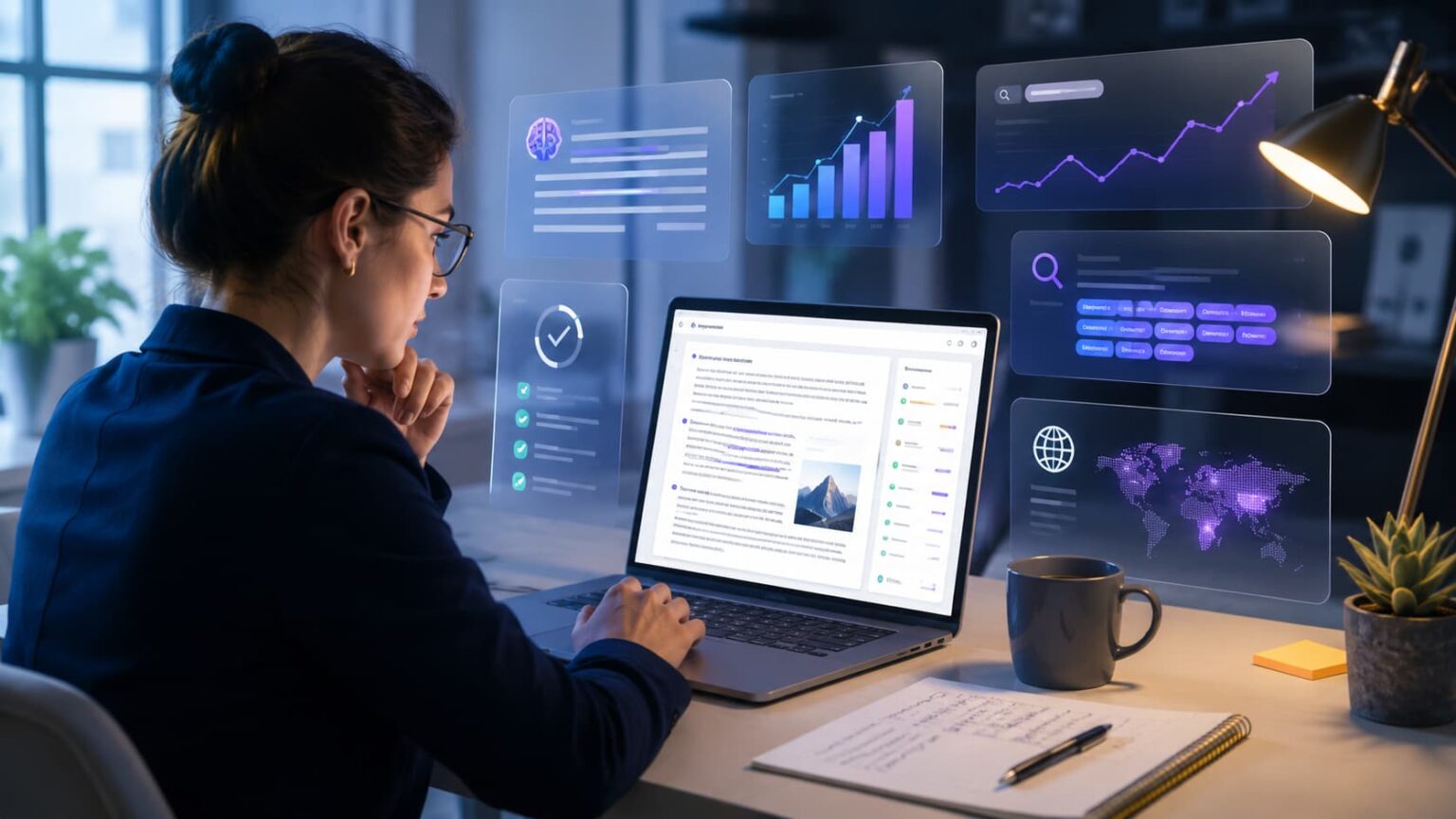 AI writing assistants for SEO content