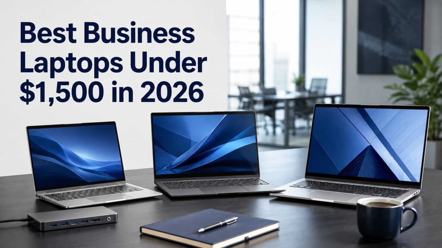 Modern business laptops compared for professionals with a budget under $1,500