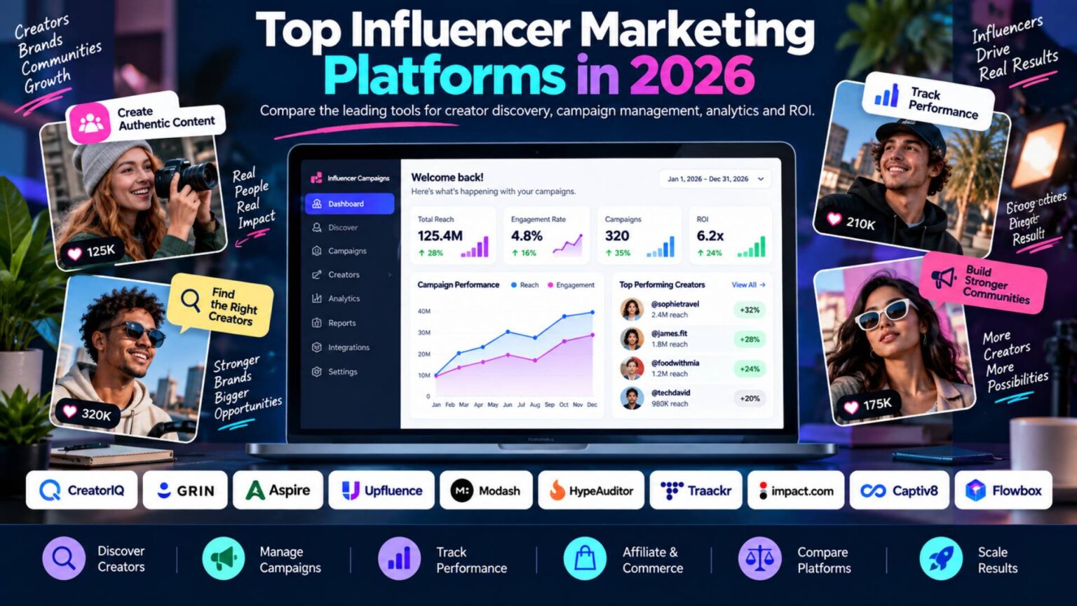 Best Influencer Marketing Platforms in 2026: Top Tools Compared Influencer Marketing Platforms